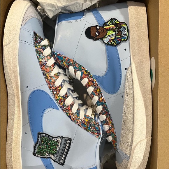 Notorious BIG Custom Nike Blazer Mid 1977 Throwback - Picture 12 of 16